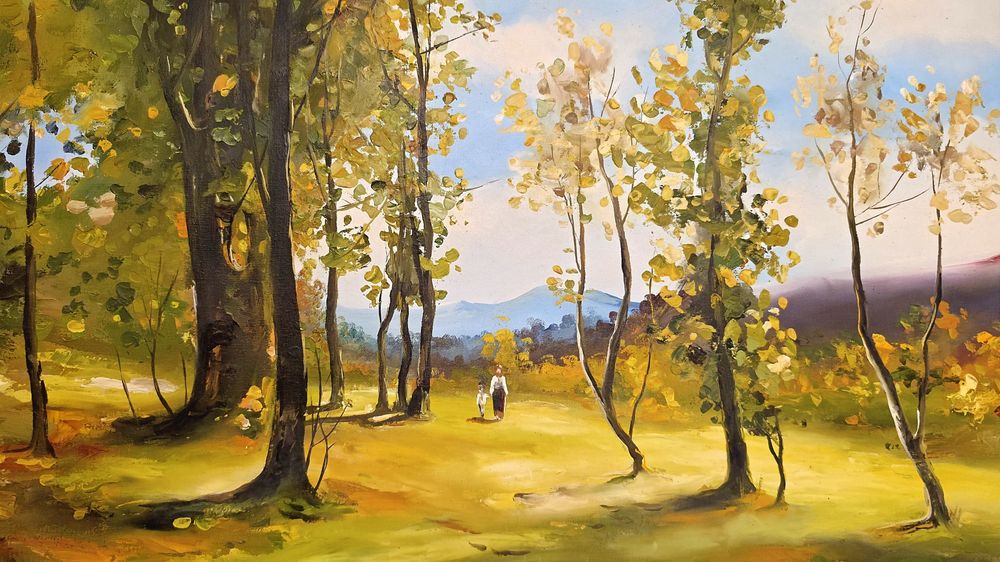Pictură Luminiș de Nicolae Grigorescu Reproducere 100 cm