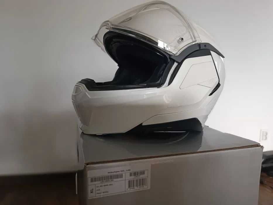 Casca HJC I100 Solid pearl white flip-back