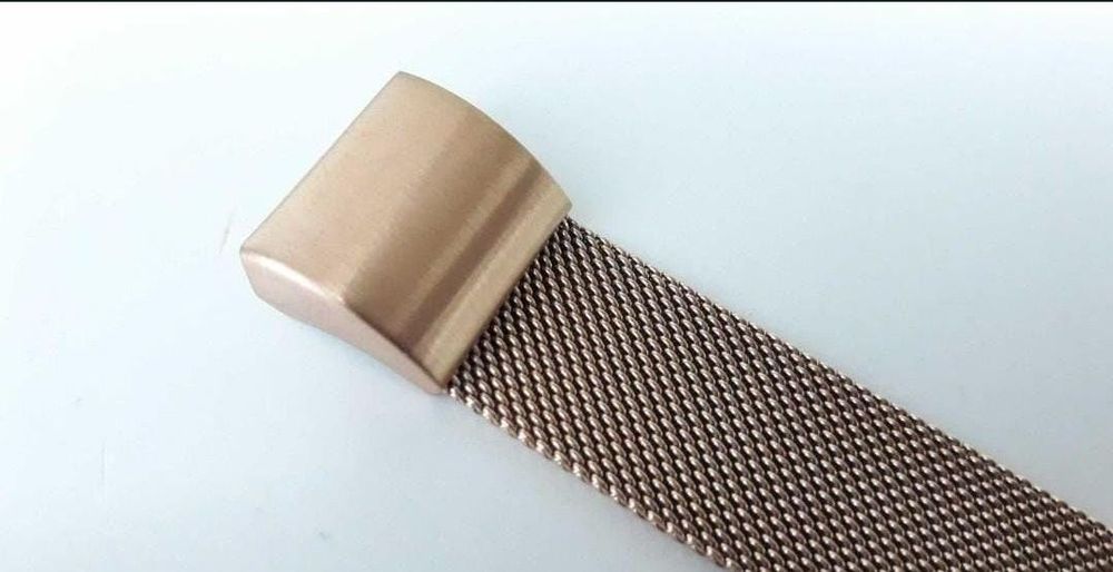 Curea magnetica ceas FitBit Charge 2  metalica rose gold