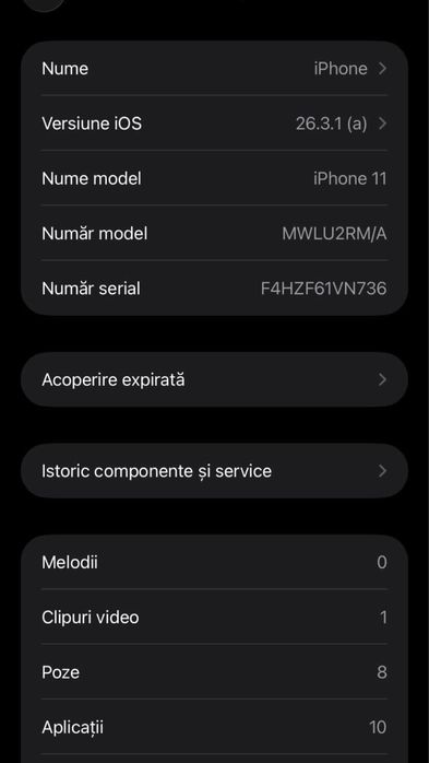 Vand iphone 11 in stare perfecta