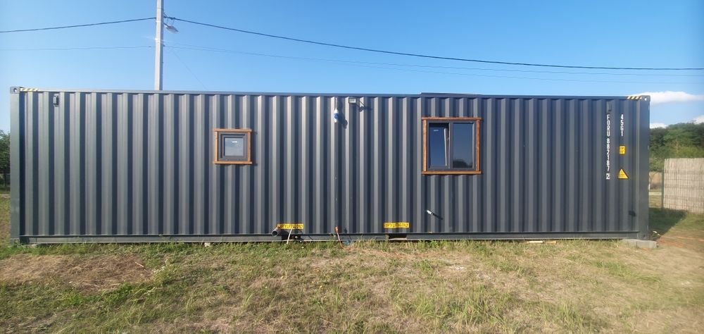 Tiny house la cheie  ,casa din container maritim 40 ft hc nou