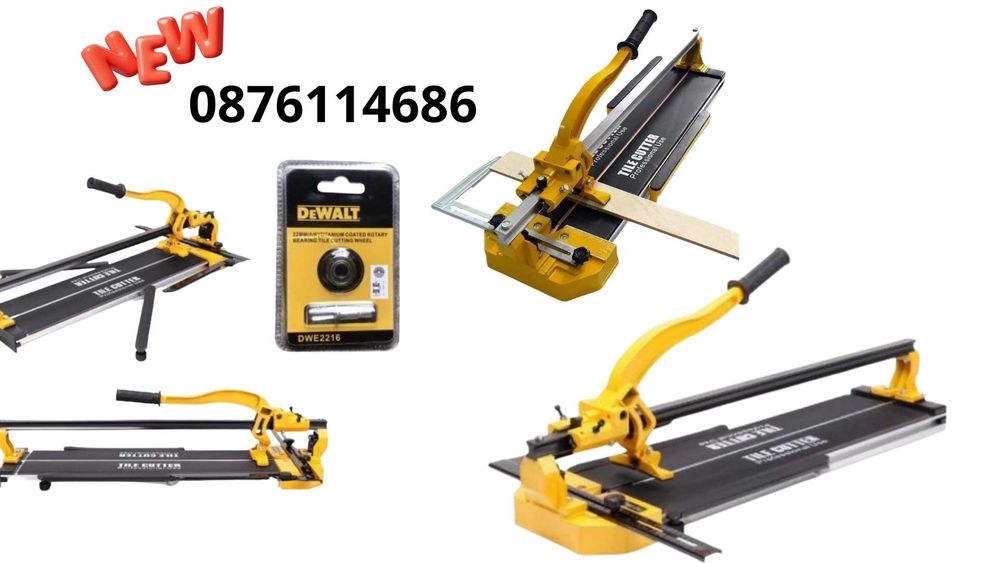 Релсова машина за рязане на плочки с размери 60,80,100,120 см.