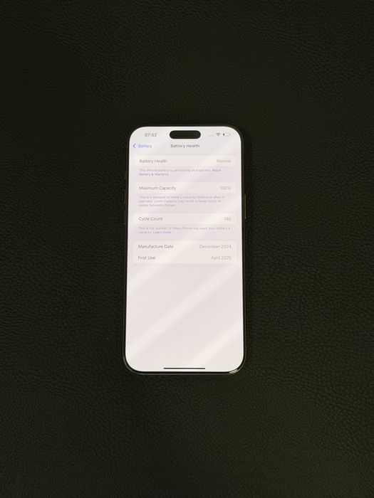 Перфектен iPhone 16 PRO MAX - 100% батерия