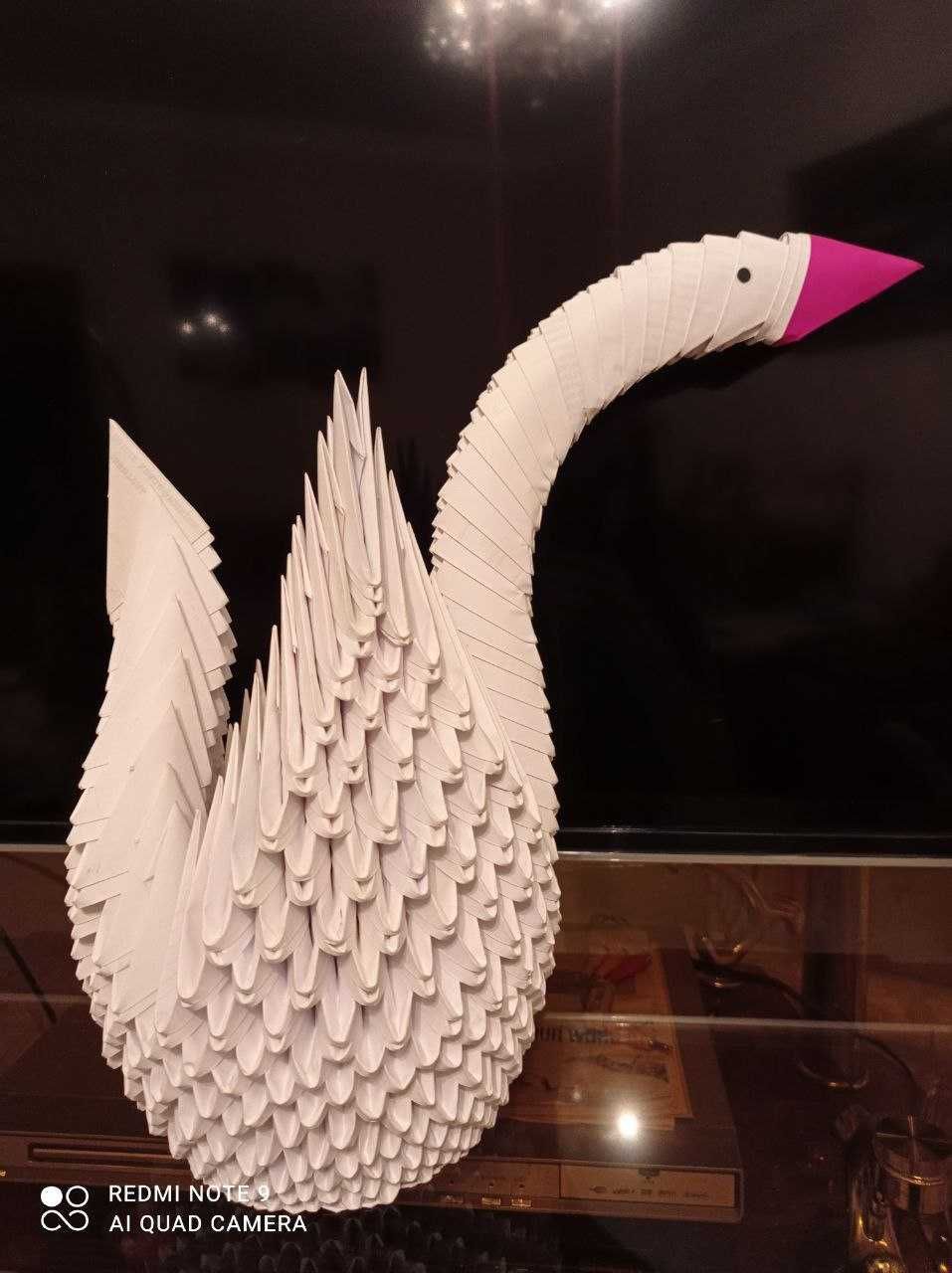Набор для творчества Lori Мб-021 модульное оригами, Лебедь