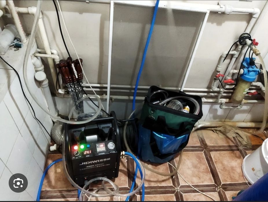 Промывка систем отопления