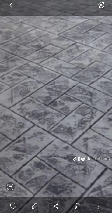 Beton amprentat Avans 0