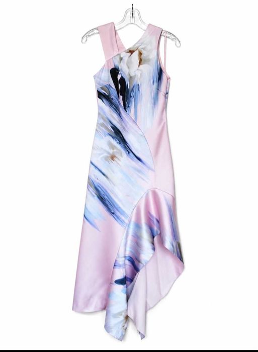 Rochie H&M premium cu matase naturale noua nr 42