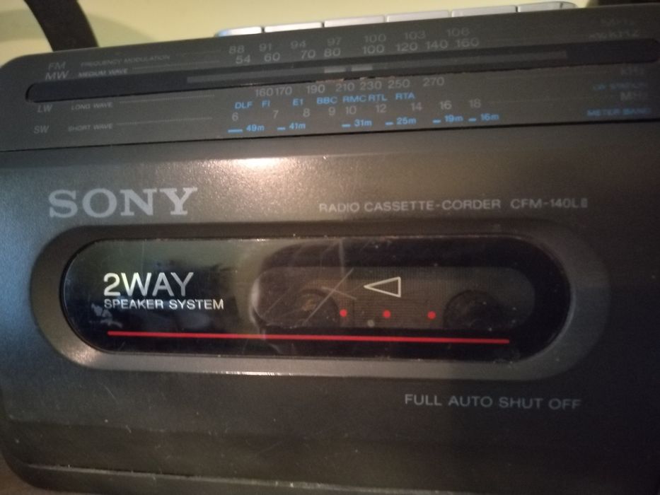 Radio casetofon Sony funcțional