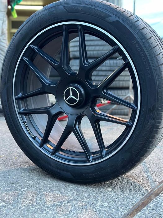 Jante 22 Mercedes R22 G class Noi +Anvelope Noi 295 40 R22 Hankook