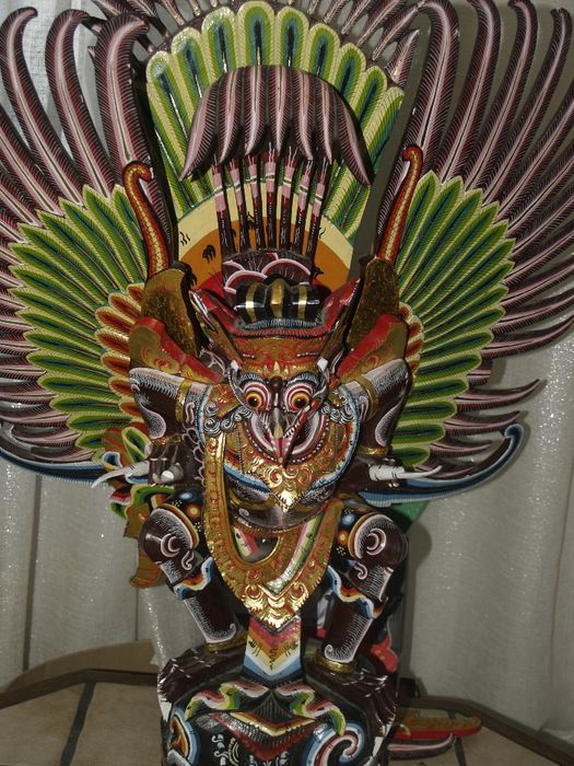 Vultur lemn - Garuda - operă de artă