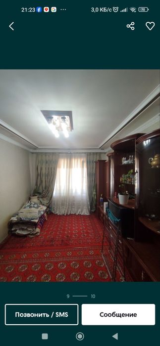 Бектемир тумани Олтинтопган махалласида квартира сотилади.