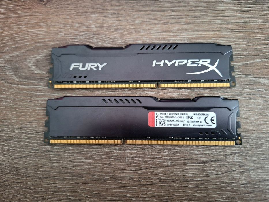 16gb ddr3 1866mhz hyperx fury