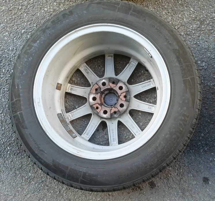 4 бр. джанти 16", 5x112 66 mm с зимни гуми 205/60/16