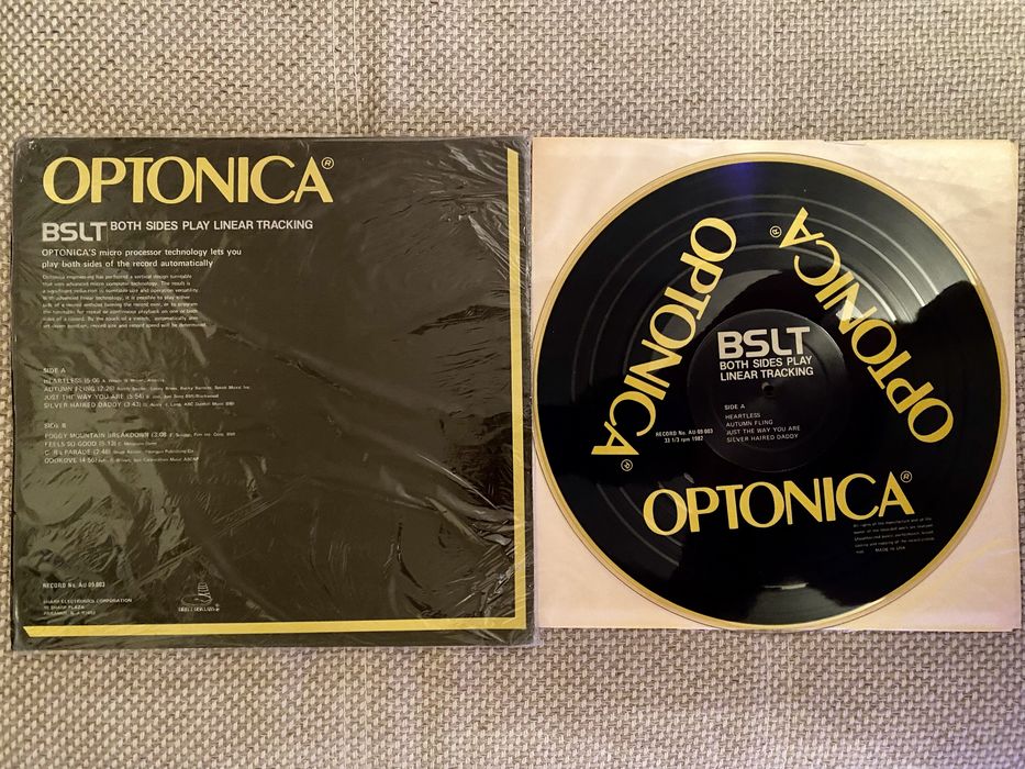 Демо-виниловая пластинка Sharp Optonica bslt