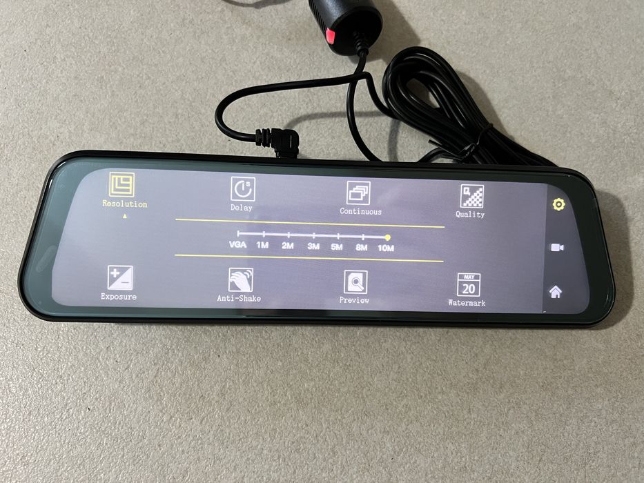 Camera de Bord tip oglinda 10 inch cu Touch screen si Camera marsarier