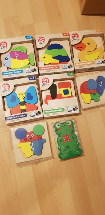 Cărți, puzzle lemn bebelusi