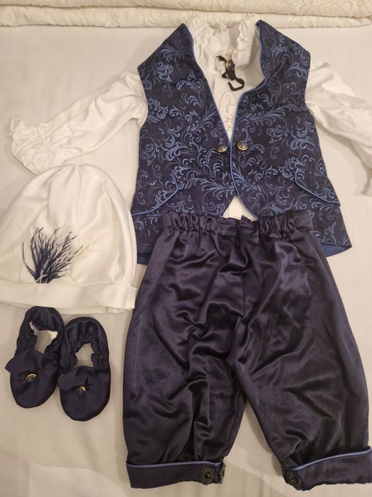Costum de botez/moț/ceremonie Anne Bebe, măr.9-18 luni