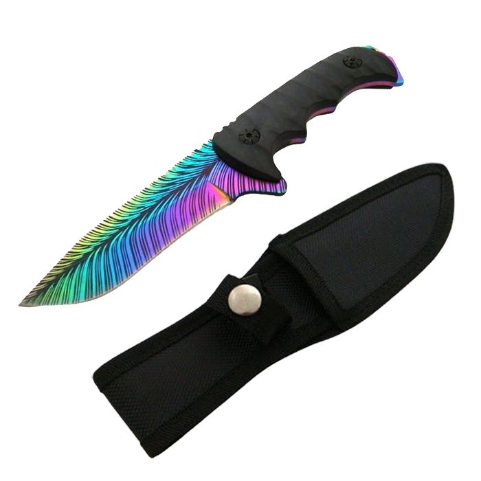 Cutit vanatoare IdeallStore®, Safari Mix, 23 cm, multicolor