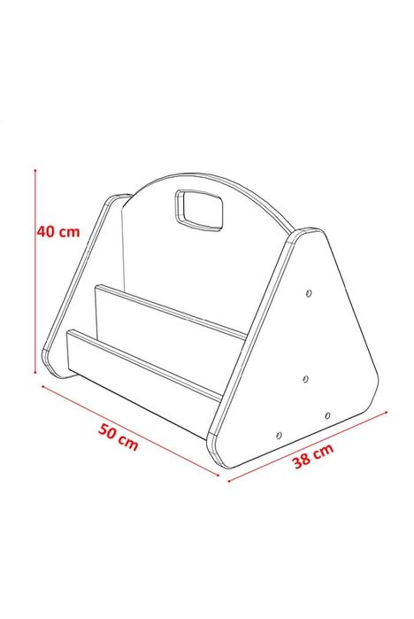 Детска Етажерка за книги Монтесори