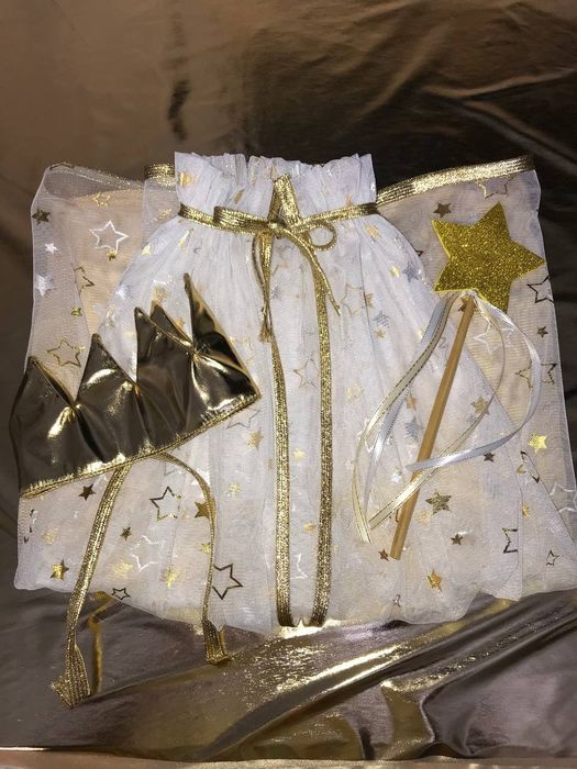 Наряд принцессы-волшебницы
Накидка
Корона
Волшебная палочка
Длина  на