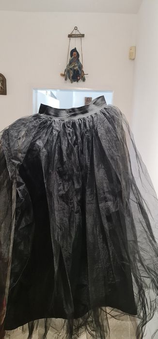 Уникална черна дълга пола