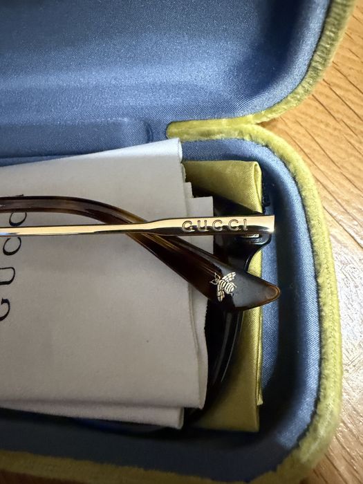 Gucci GG0321S 001 Black Gold