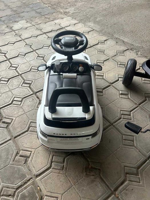 Велосипед, машинка и самокат