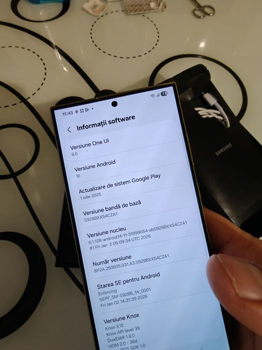 Samsung S24 ultra 12/512 GB liber retea