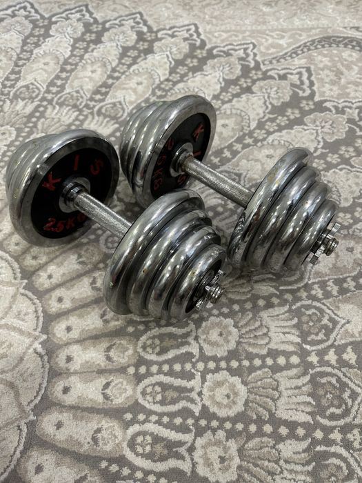 Продам гантели разборные