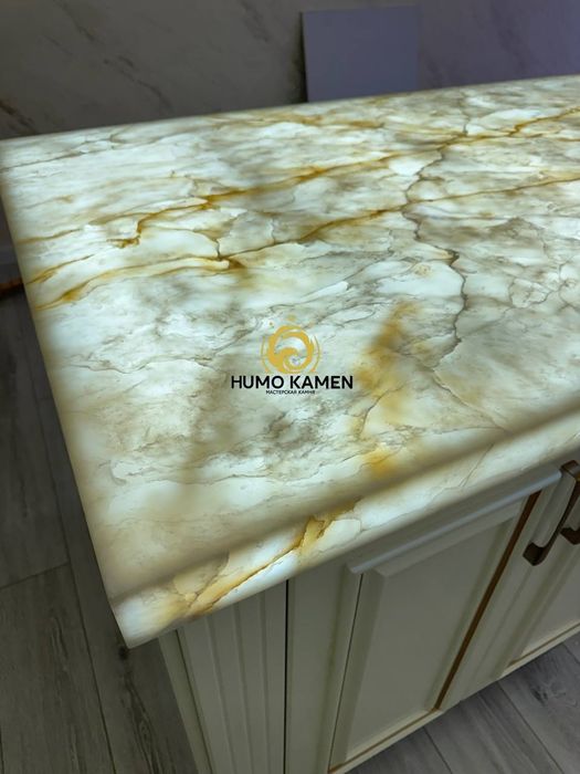 Столешницы, кварц акрил. Любой вид камня