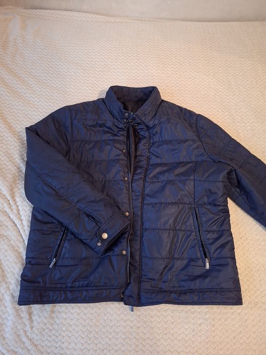 Куртка весна-осень, 3хл, синяя, 2000тг