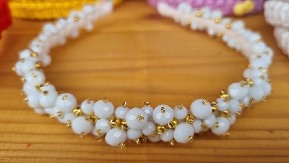 Диадеми със стъклени кристали ръчна изработка