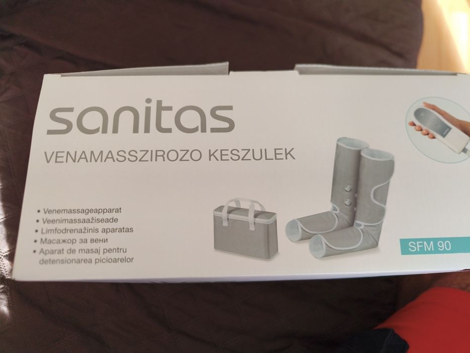 Aparat de masaj pentru vene, modelul Sanitas SFM 90. Nefolosit