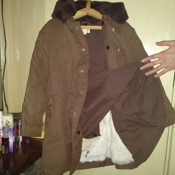 Детское зимнее пальто и плащ. 2 в 1