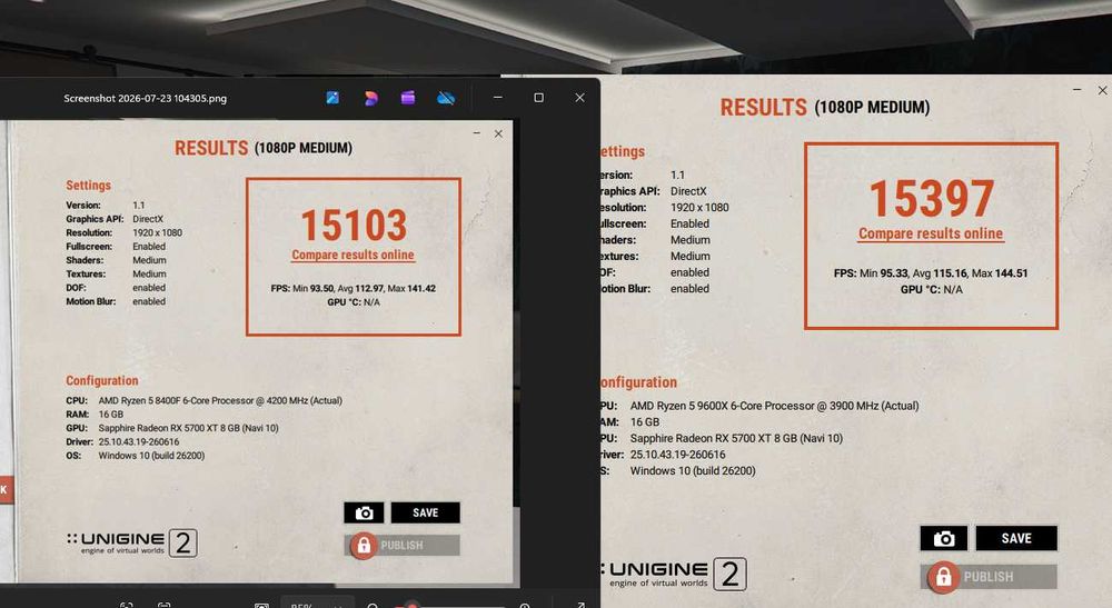 Procesor AMD AM5 Ryzen 5 8400f, aproape nou, full box