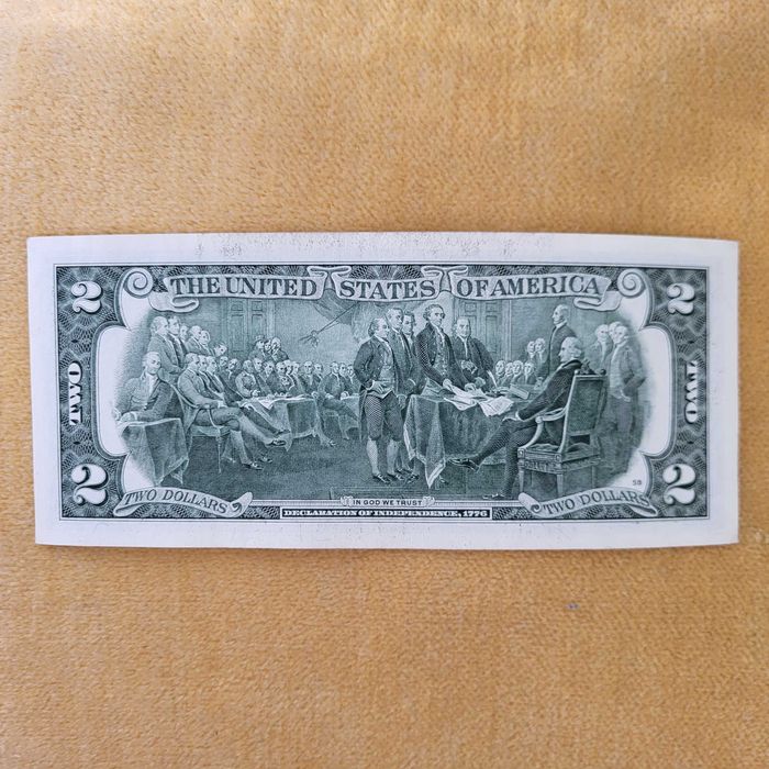 Bancnota 2 dolari 2013 - impecabila