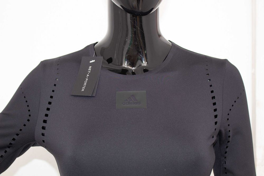 Adidas Boa LS Top дамска блуза черна кроп Aeroready XS Нова