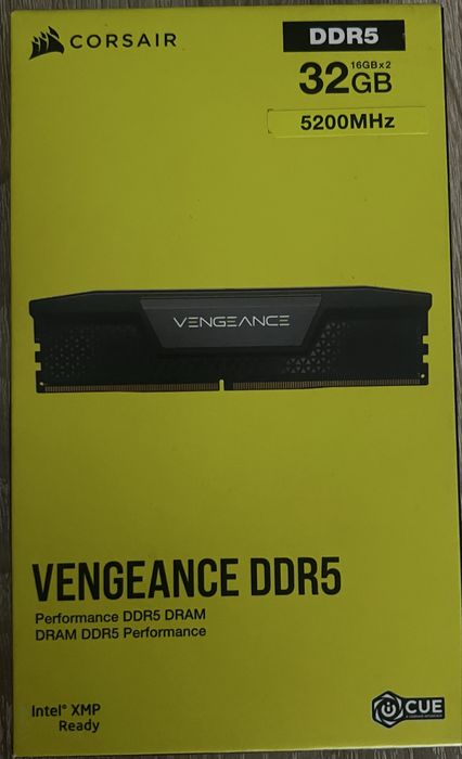 Memorie Ram CorsairVengeance DDR 5 32 GB(2x16)5200mhzCL40-Dual Channel