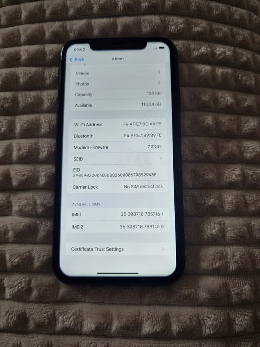 IPhone Xr , 128 GB .