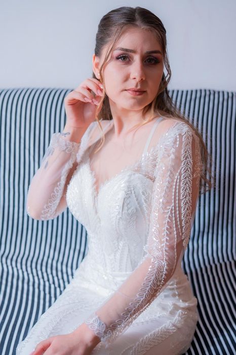 Rochie de mireasă XS/S – elegantă, foarte bine întreținută