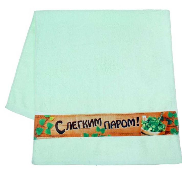 полотенце банная тематика вафельное