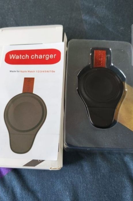 Incarcator wireless ceas Apple breloc