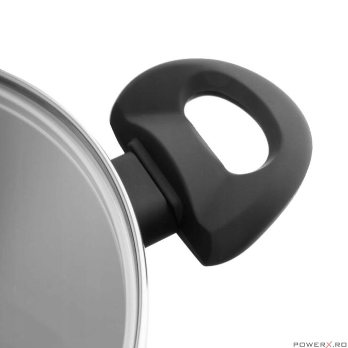 Oala joasa din aluminiu forjat, cu capac, 24cm, 2.3L, invelis