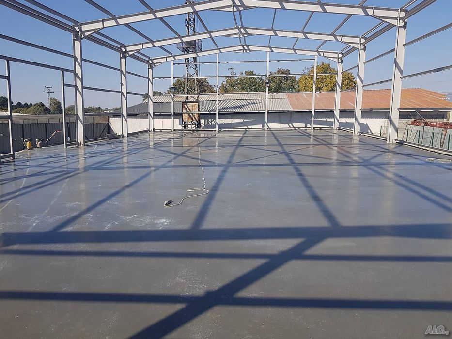 Машинна подова замазка, шлайфан и щампован бетон, турбозолни мазилки