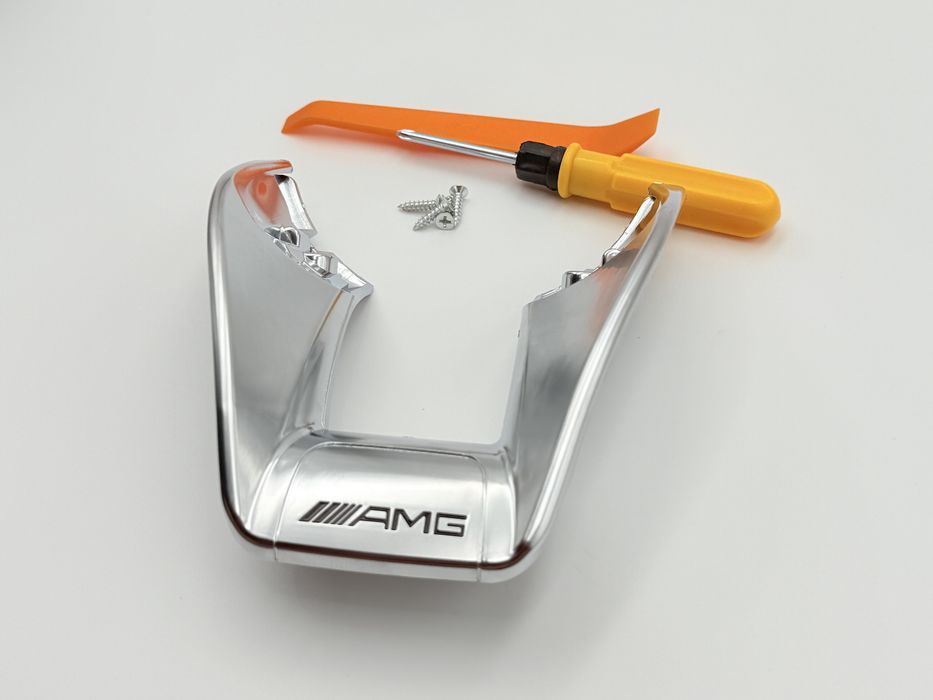 Trim Emblema Mercedes AMG volan gri