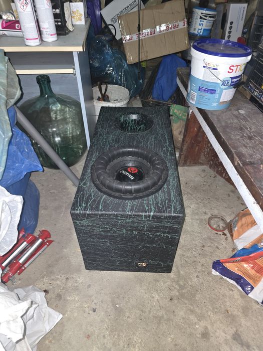 vând subwoofer reiss rx 12 lite cu incinta