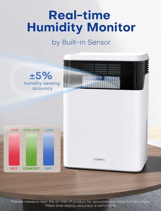 Изсушител, влагоабсурбатор CONOPU - 3 л., 1700 ml/ден