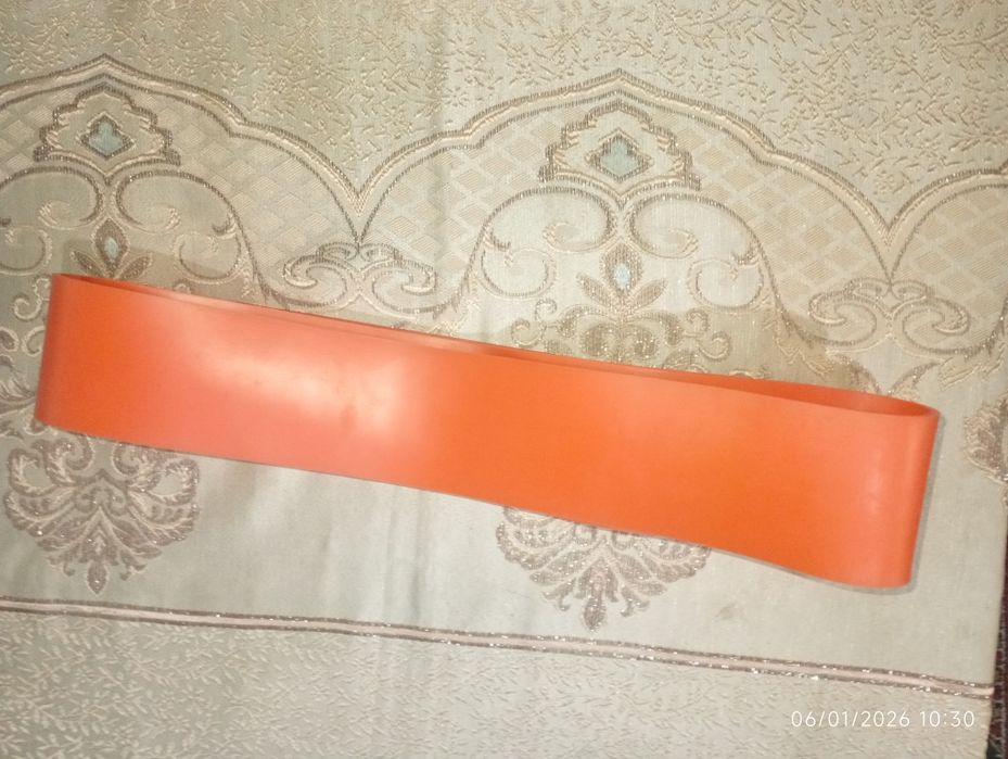 Sport rezina – 104 kg yuk, yangi holat, to‘q sariq, pochta orqali
– Ra