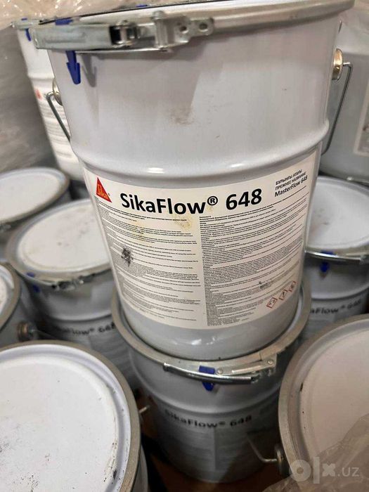 Sikaflow 648 ustunlar tagida grouting va ankraj o'rnatish uchun
