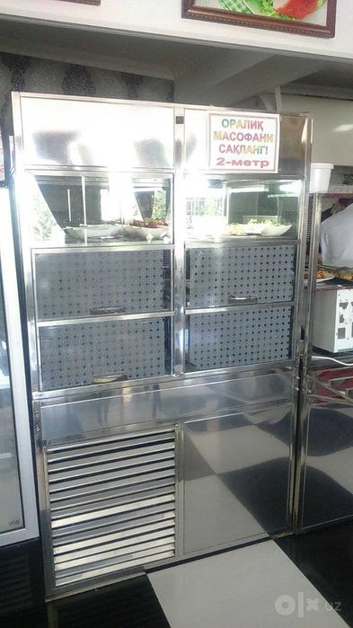 Линия раздачи из нержавеющей стали для кухни (заводской Китай)